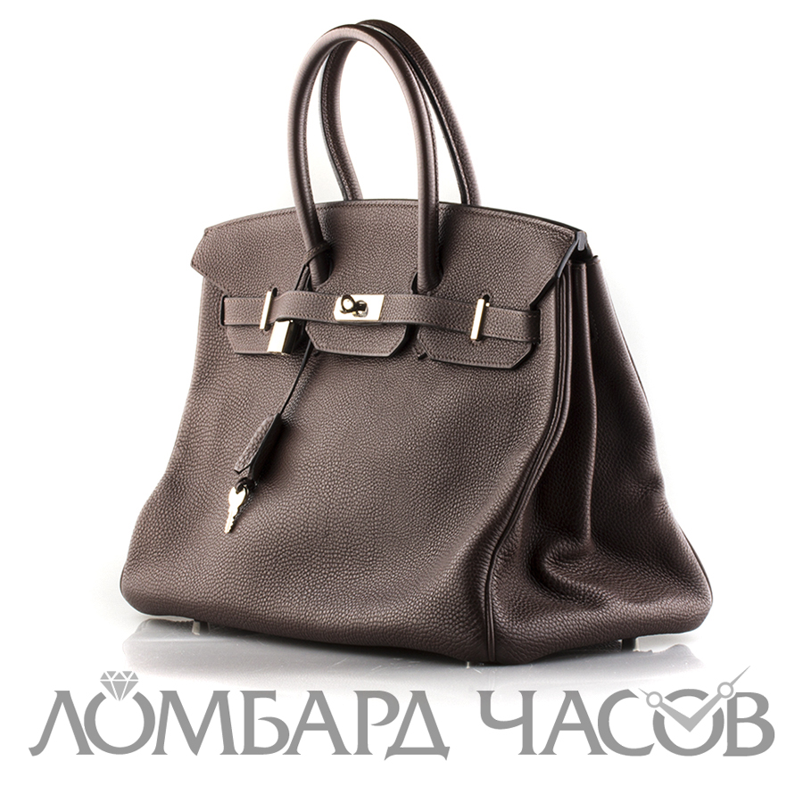 Аксессуар Hermes  
35mm Togo Leather Birkin Bag Palladium Hardware