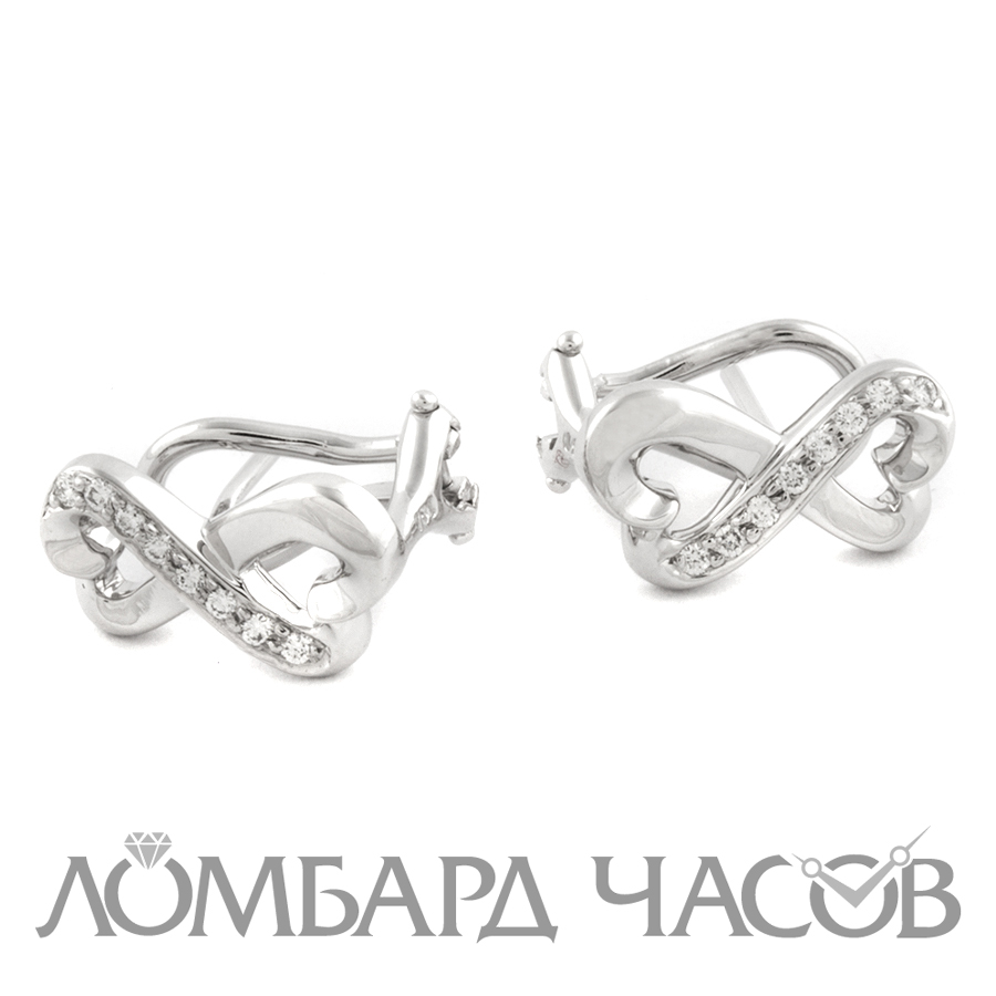 Ювелирное изделие Tiffany & Co  
Paloma Picasso серьги с бриллиантами