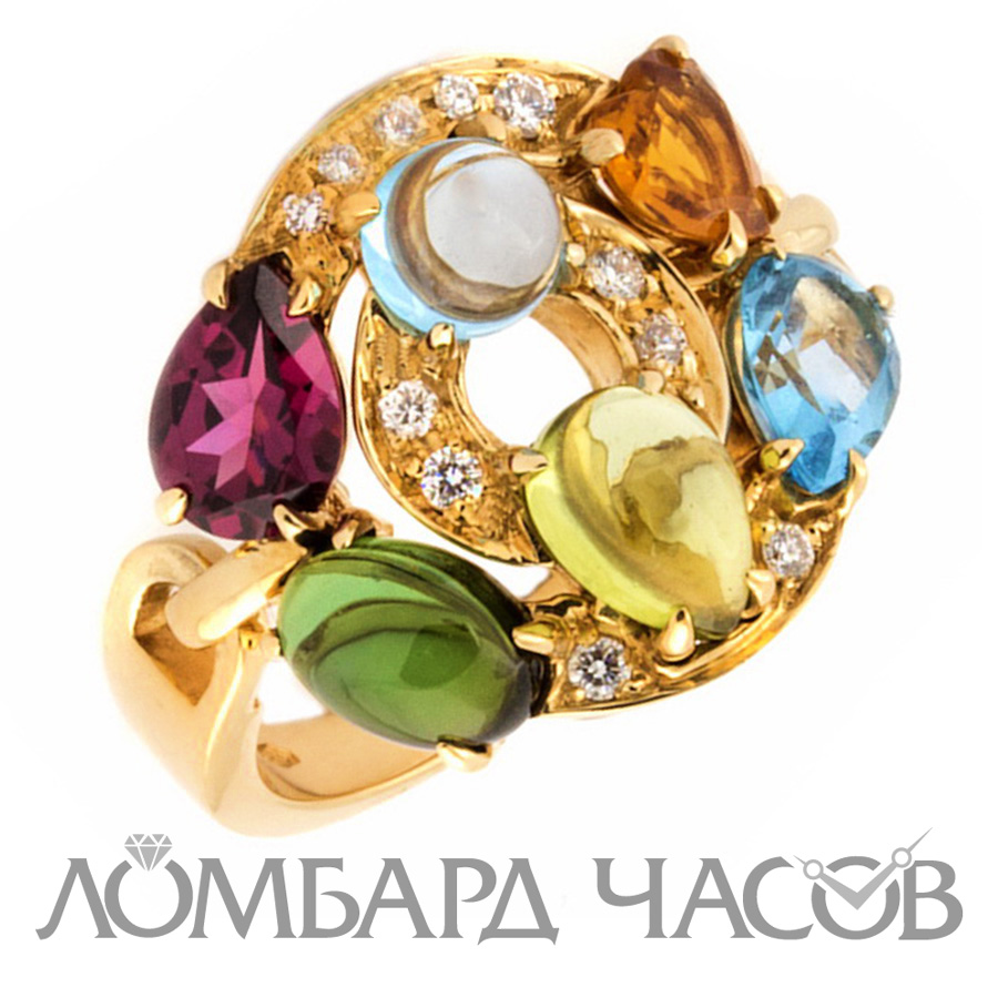 Кольцо Bvlgari  Astrale Concentrica YG Ring