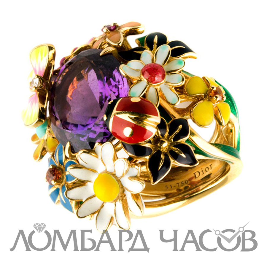 Ювелирное изделие Dior Jewelry  
кольцо с аметистом