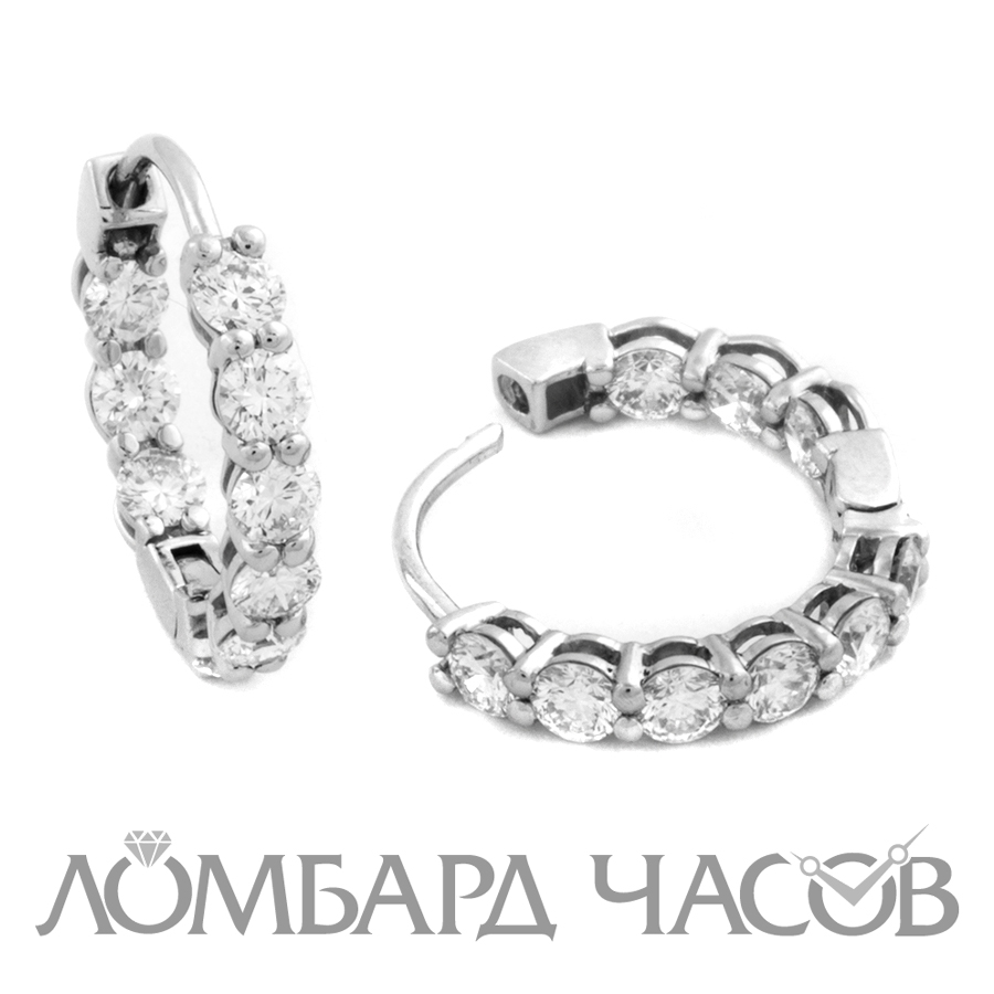 Ювелирное изделие Tiffany & Co  
Hoop серьги