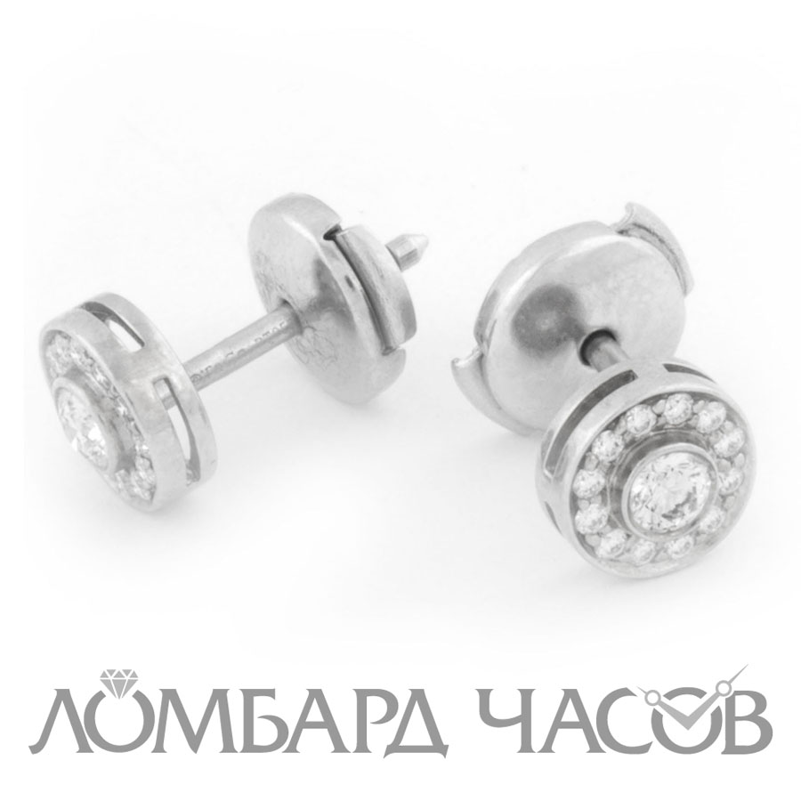 Ювелирное изделие Tiffany & Co  
пусеты с бриллиантами