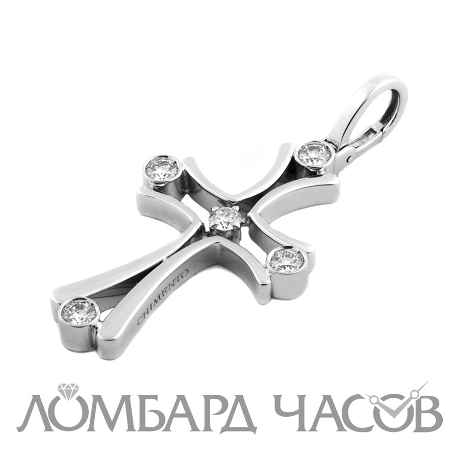 Ювелирное изделие Chimento  крест 
из белого золота