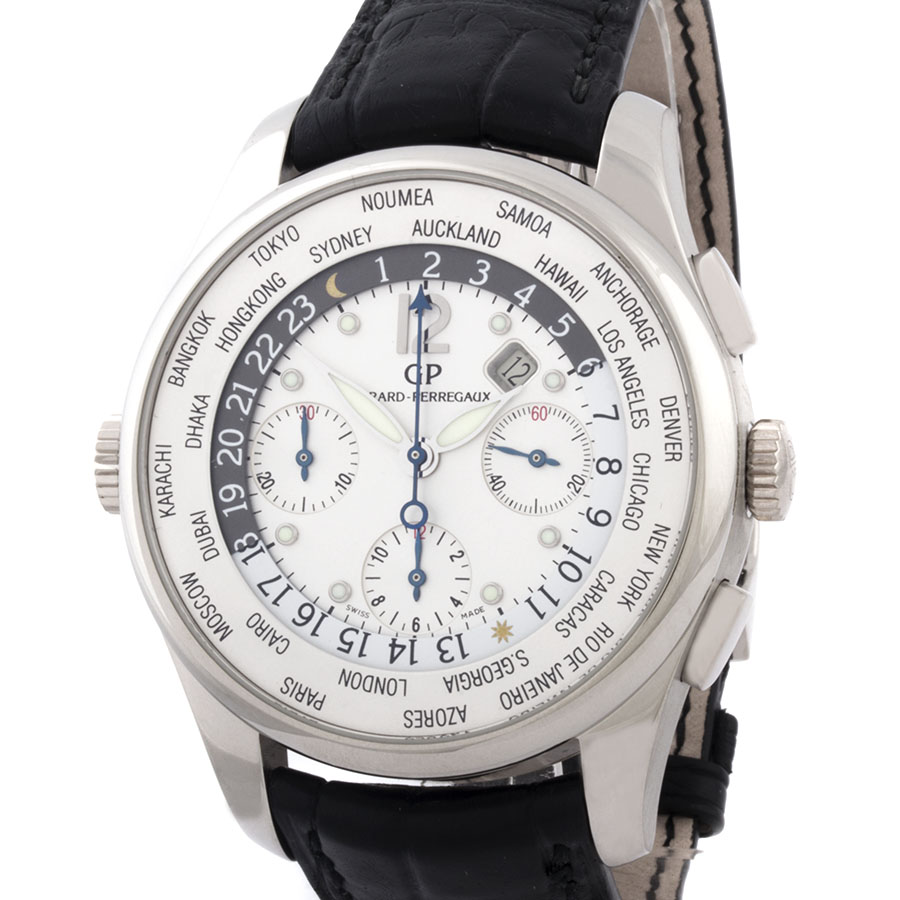 Швейцарские часы Girard-Perregaux  WW.TC
 Chronograph 18K White Gold