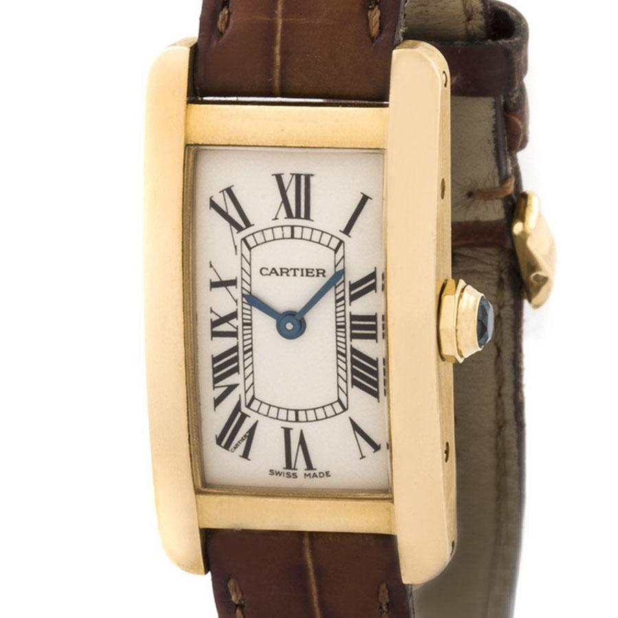 Швейцарские часы Cartier  Tanc Americaine 
Small Size YG