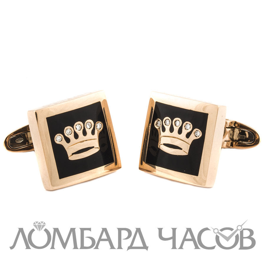 Ювелирное изделие Gavello  
запонки из золота с эмалью