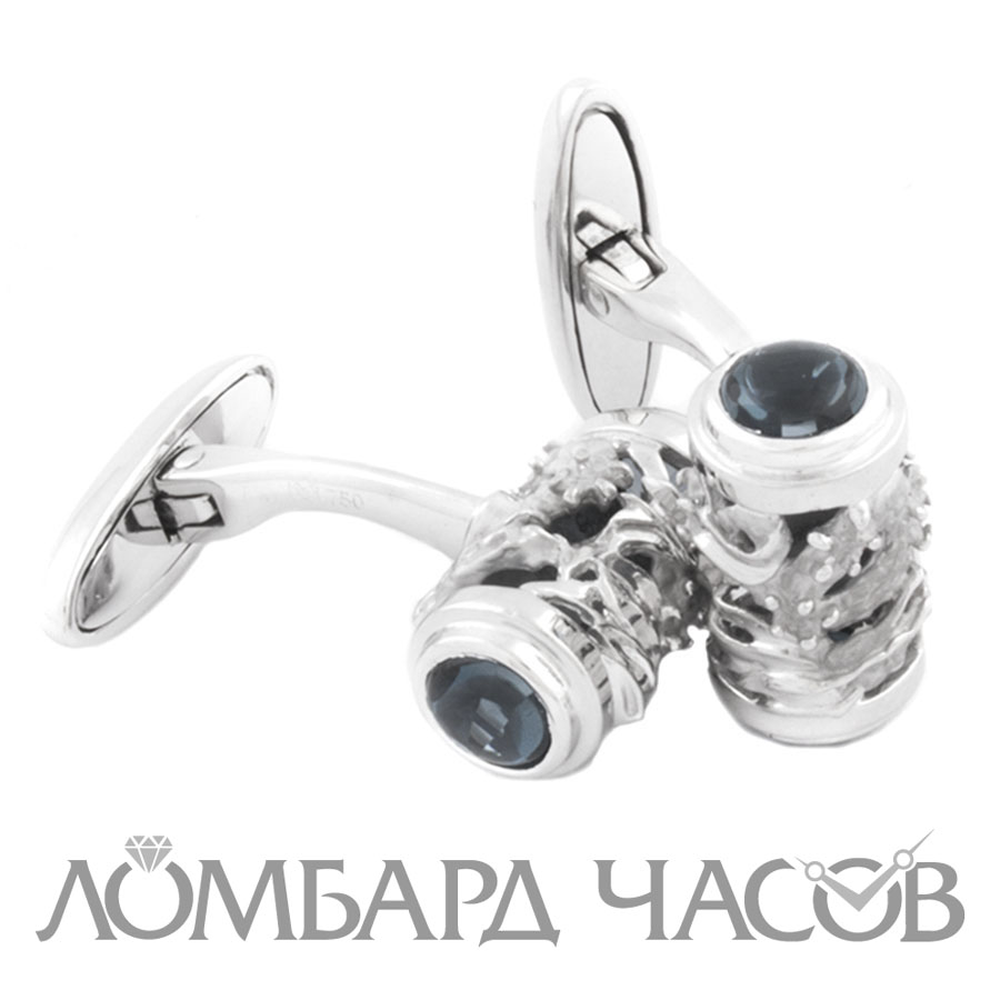 Ювелирное изделие Carrera y Carrera  
запонки Circle Of Fire White Gold