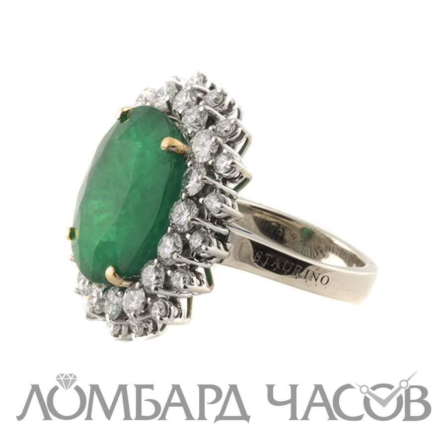 Ювелирное изделие Staurino Fratelli  
кольцо с изумрудом
