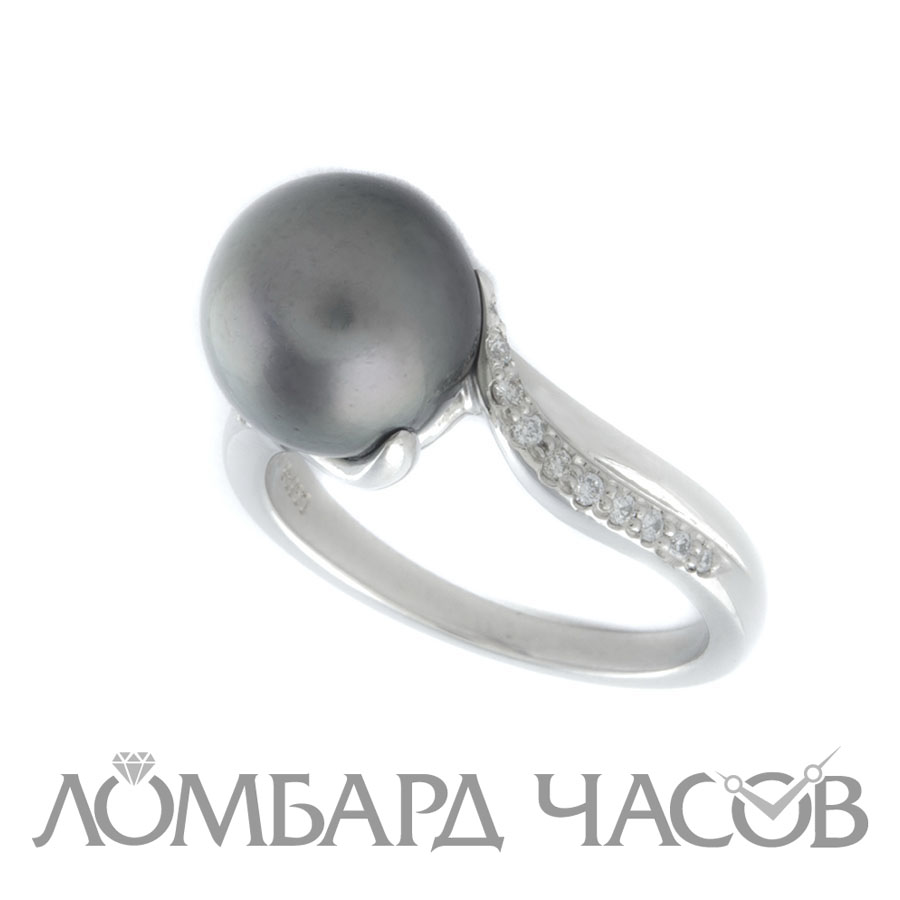 Ювелирное изделие Mikimoto  
кольцо из платины