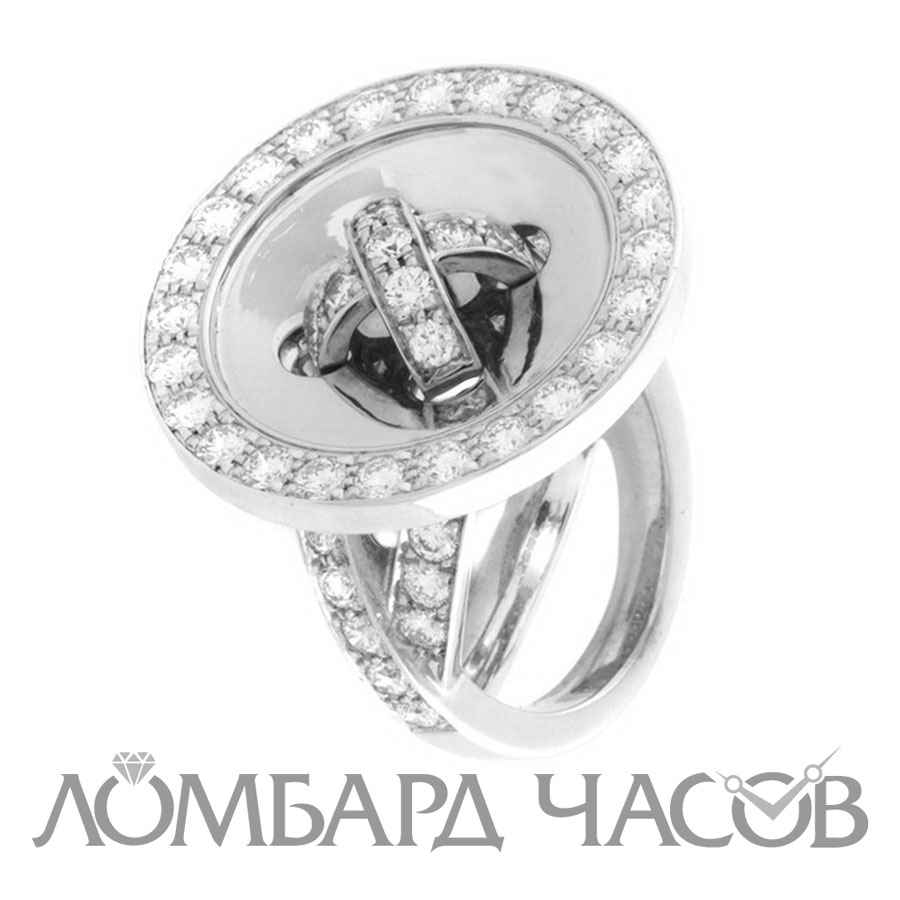 Ювелирное изделие Van Cleef & Arpels  
Button кольцо из белого золота с бриллиантами
