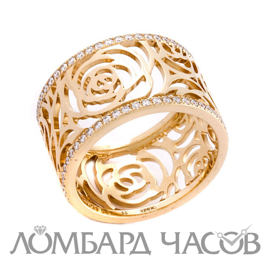 Ювелирное изделие Chanel  
Camélia кольцо с бриллиантами