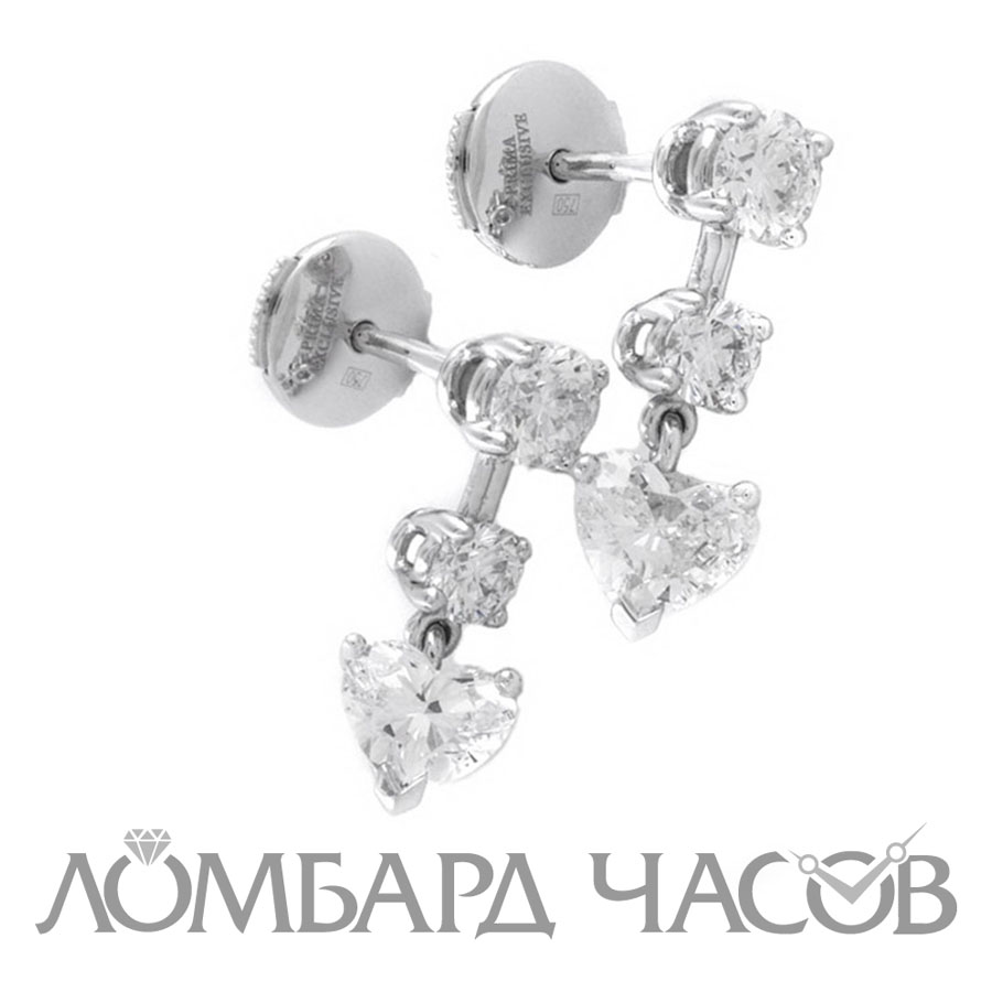 Ювелирное изделие Prima Exclusive  
серьги с бриллиантами 2.12 ct