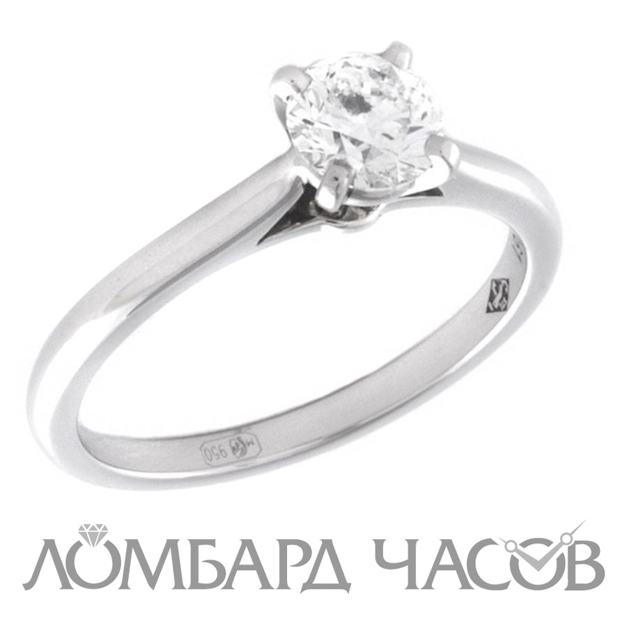 Ювелирное изделие Cartier  
Solitaire кольцо из платины 950 пробы 0.60 ct