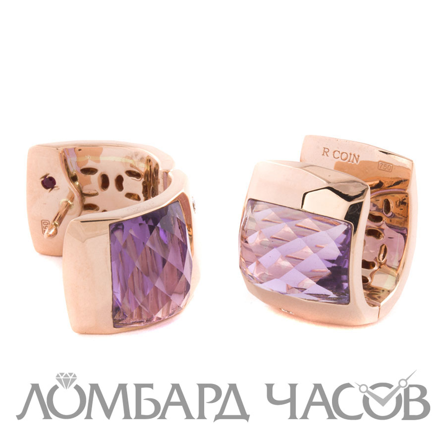 Ювелирное изделие Roberto Coin  
серьги с аметистами