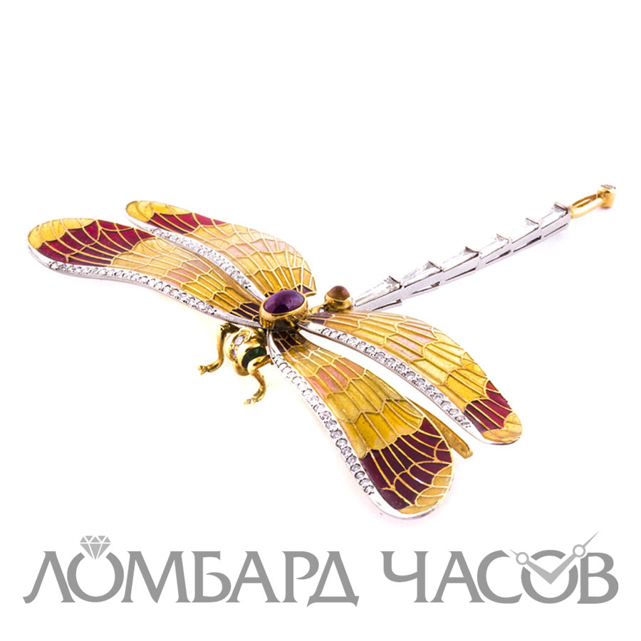 Ювелирное изделие Jewellery Theatre  
Стрекоза брошь