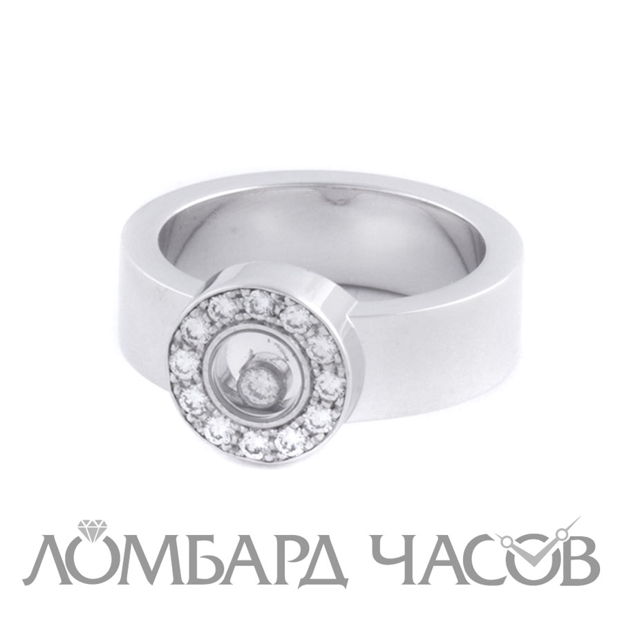 Ювелирное изделие Chopard  Happy Diamonds Ring из белого золота с бриллиантами