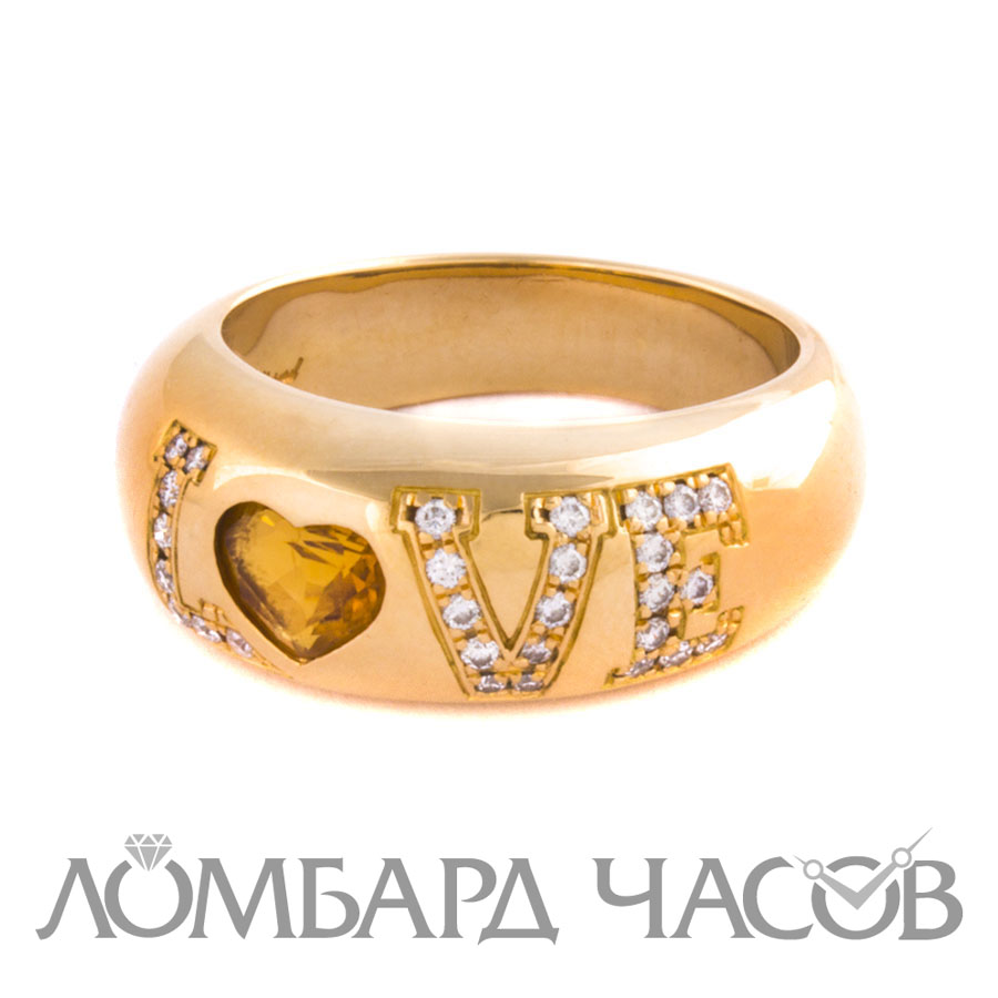 Ювелирное изделие Chopard  Love кольцо с цитрином