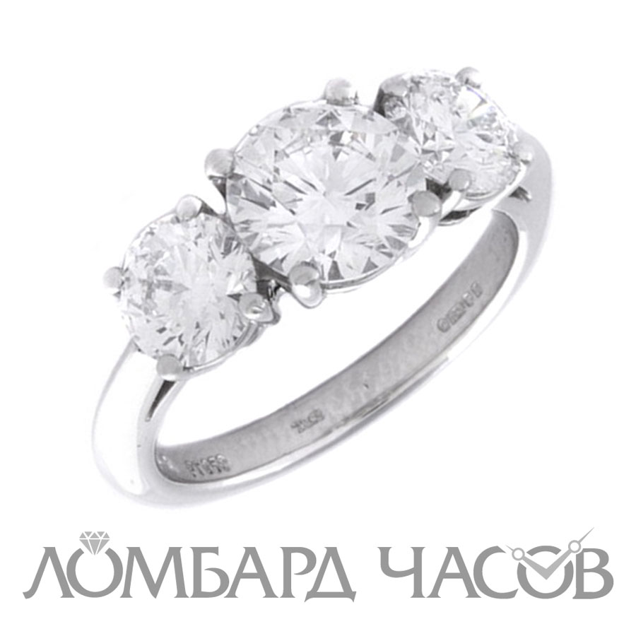 Ювелирное изделие Tiffany & Co  кольцо из платины с 1.55 карата