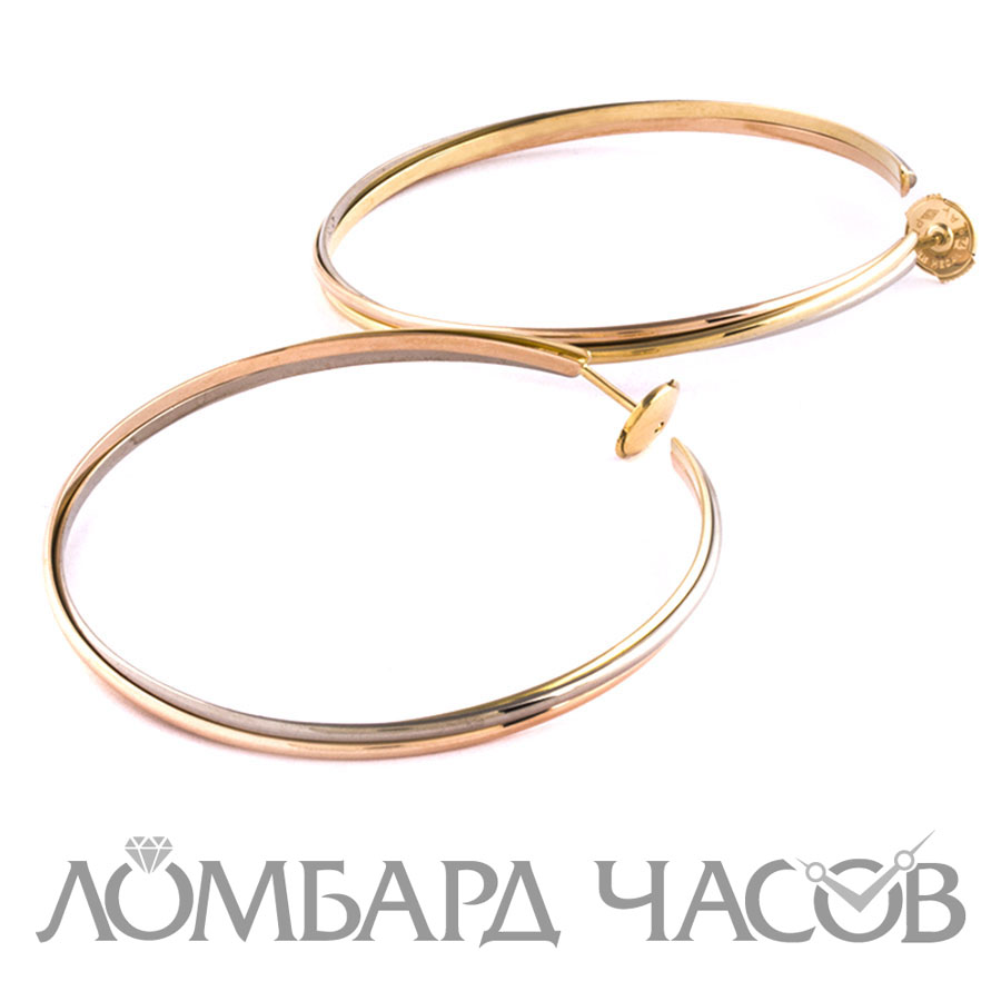 Ювелирное изделие Cartier  Trinity de серьги