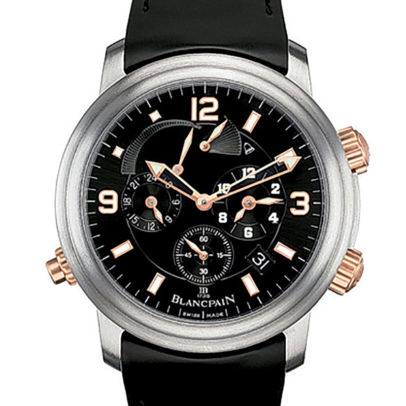 Швейцарские часы Blancpain  Leman Alarm GMT Titanium