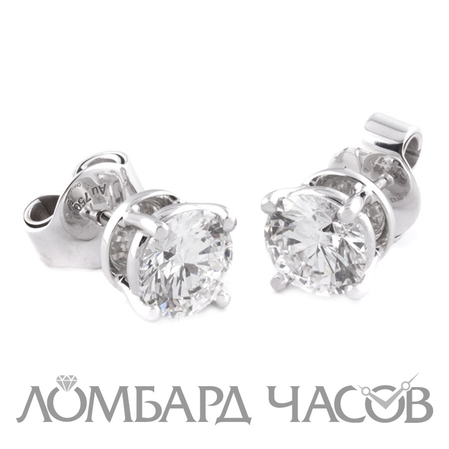 Ювелирное изделие No name Серьги с бриллиантами по 2,01 ct. GIA