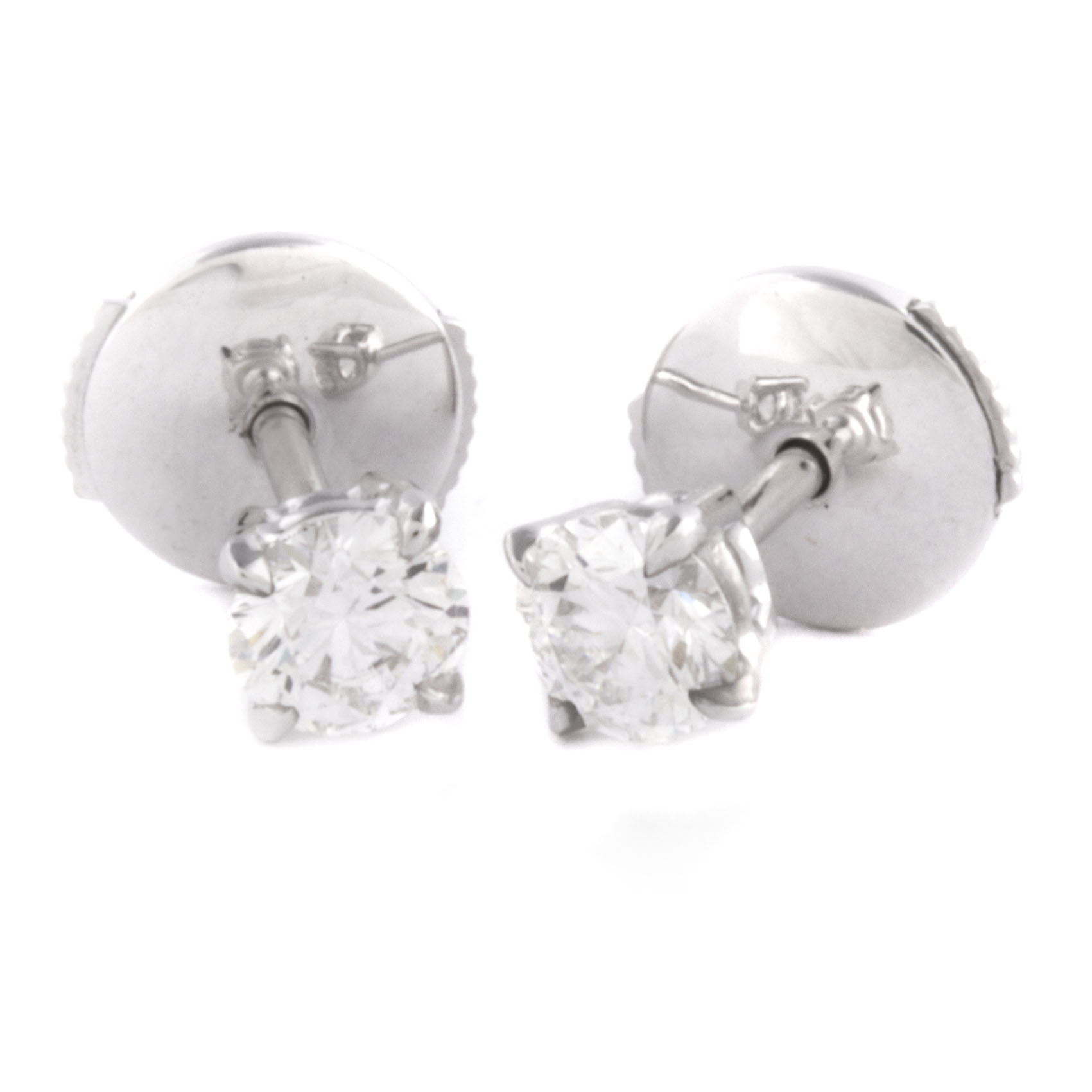 Ювелирное изделие No name Пусеты с бриллиантами по 0.50 ct GIA