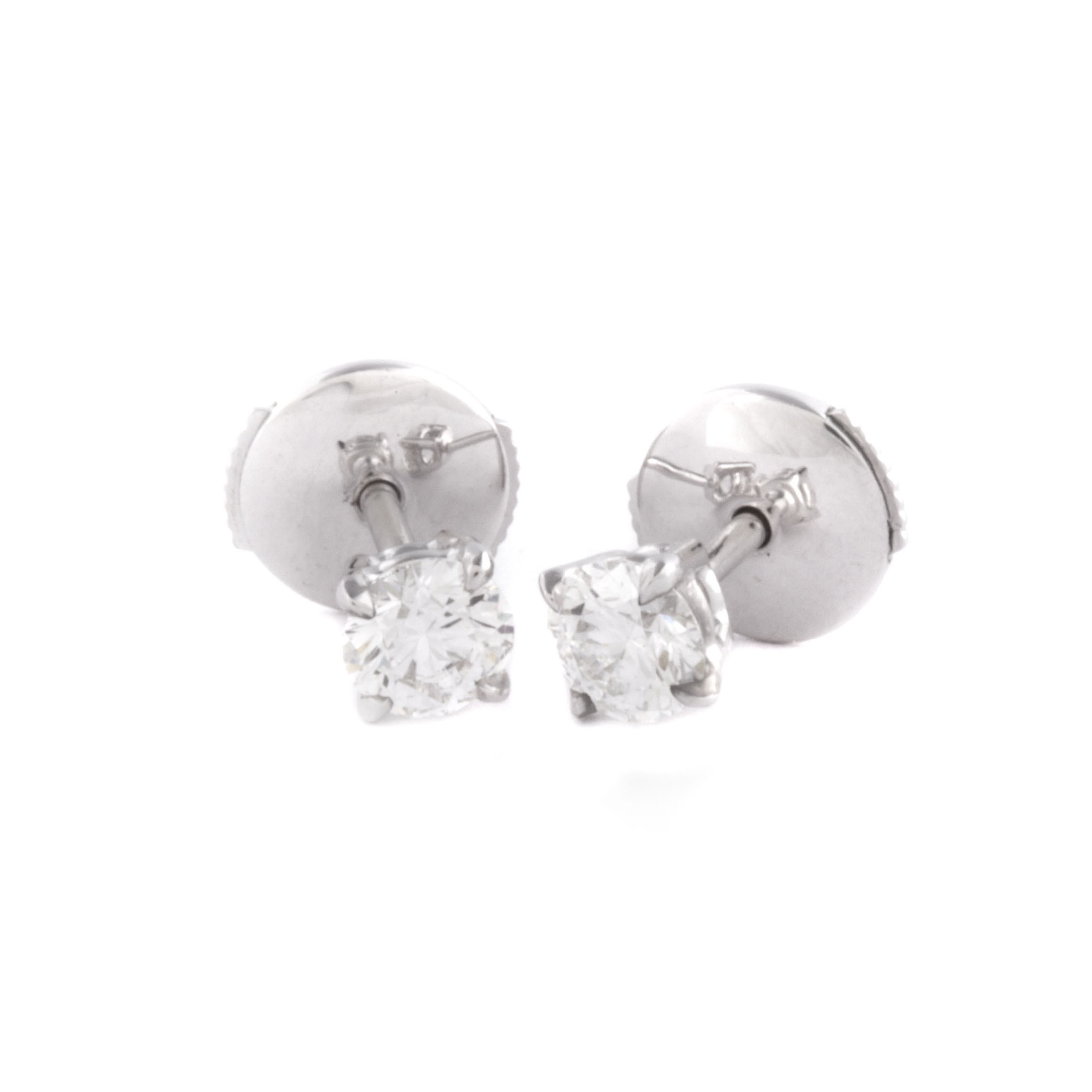 Ювелирное изделие No name Пусеты с бриллиантами по 0.32 ct GIA