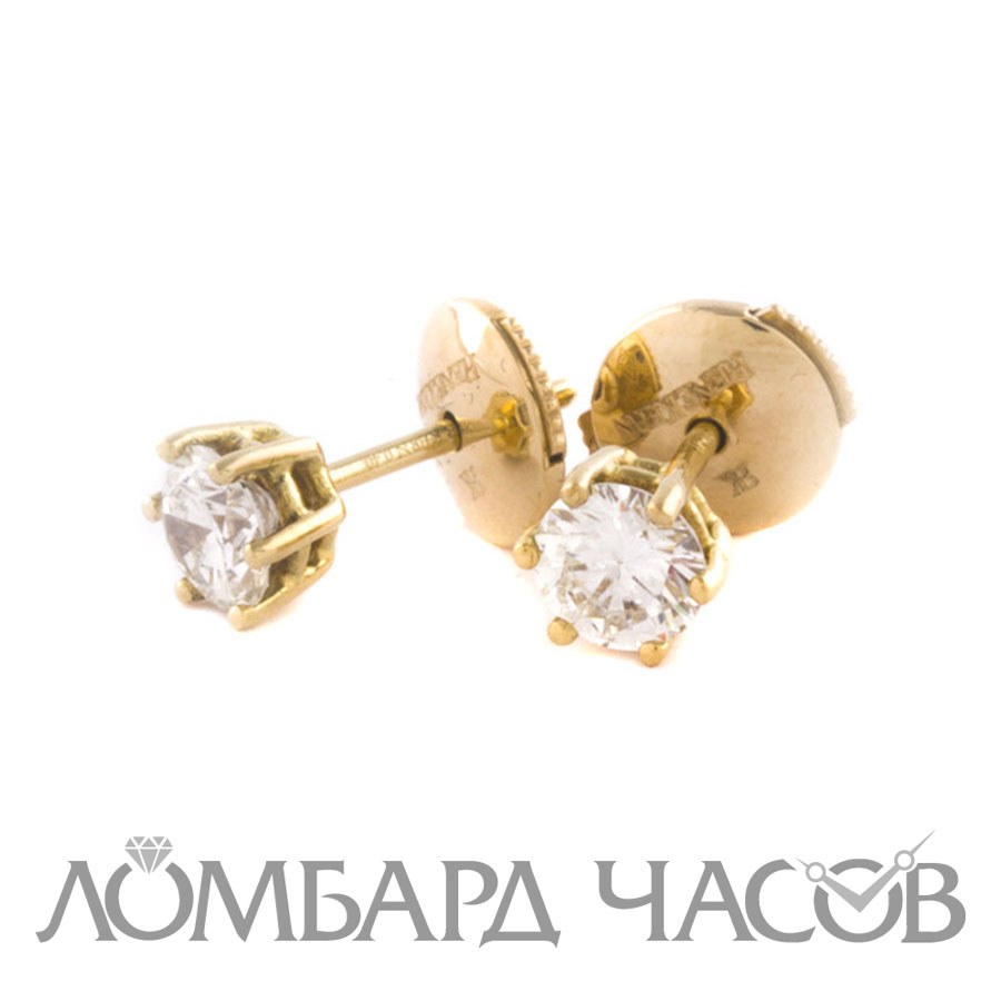 Ювелирное изделие No name ReneKern пусеты по 0.40 ct