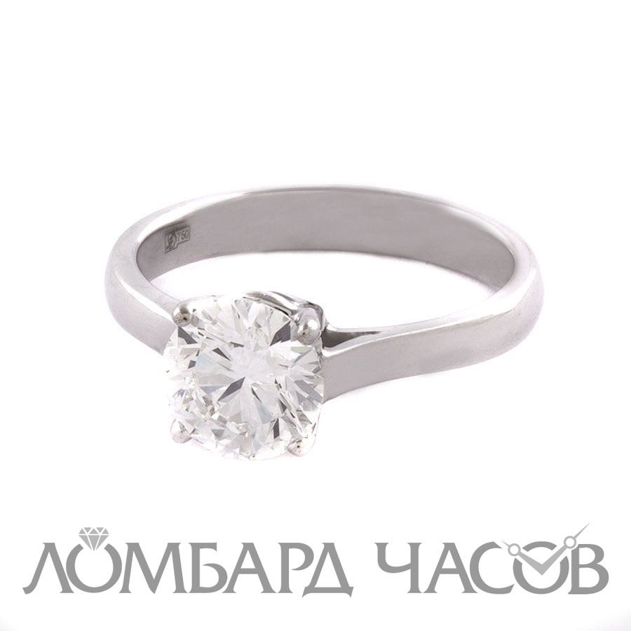 Ювелирное изделие Tiamo  кольцо с бриллиантом 1,58 ct. ( F / VS1 ) GIA
