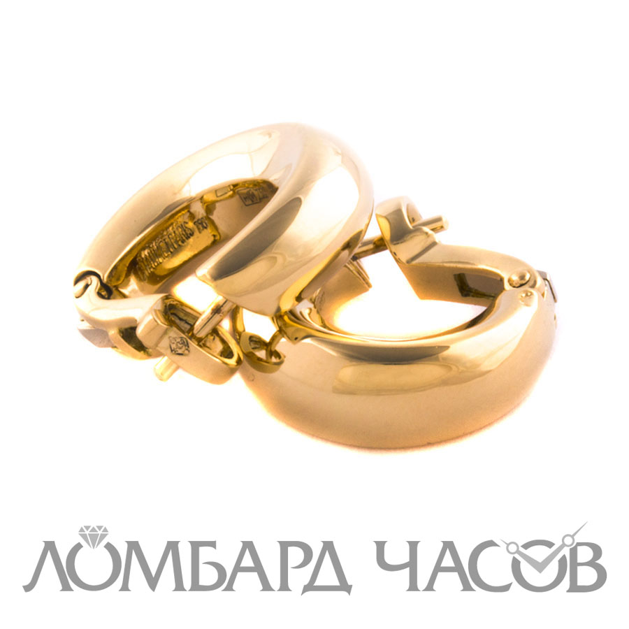Ювелирное изделие Chaumet  серьги из желтого золота