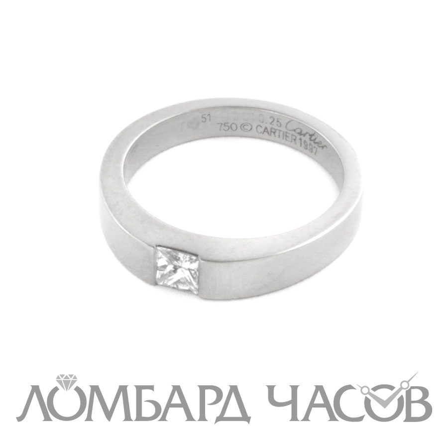 Ювелирное изделие Cartier  Tank кольцо с бриллиантом
0.25 ct