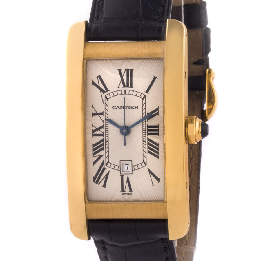 Швейцарские часы Cartier  Tank Americaine Mid Size Automatic