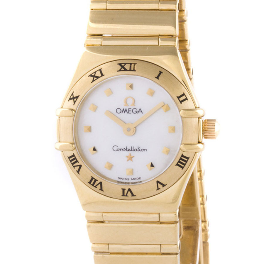 Швейцарские часы Omega  Lady Yellow Gold Constellation