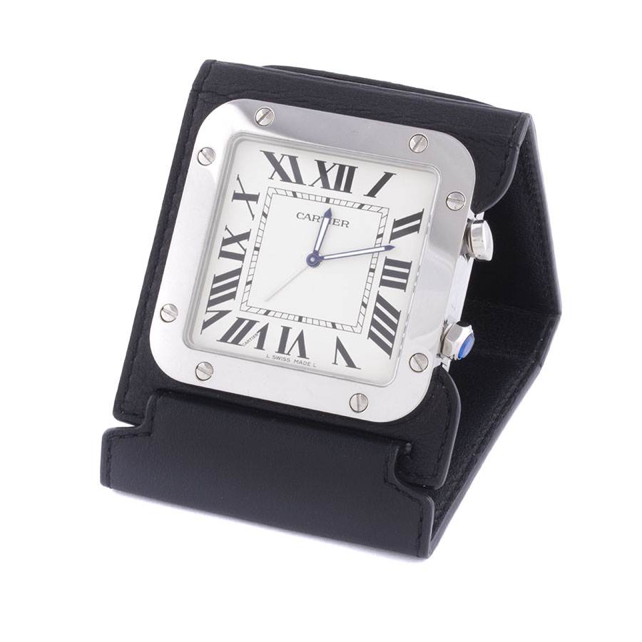 Швейцарские часы Cartier  Santos Travel Clock