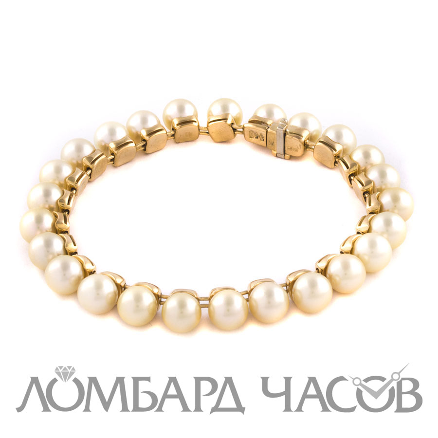 Ювелирное изделие Mikimoto  браслет с жемчугом