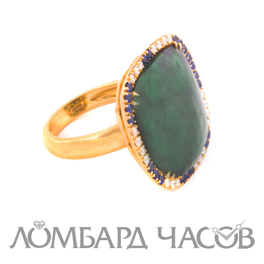 Ювелирное изделие Junder & Co  кольцо с 
изумрудом 9.0 ct. и бриллиантами