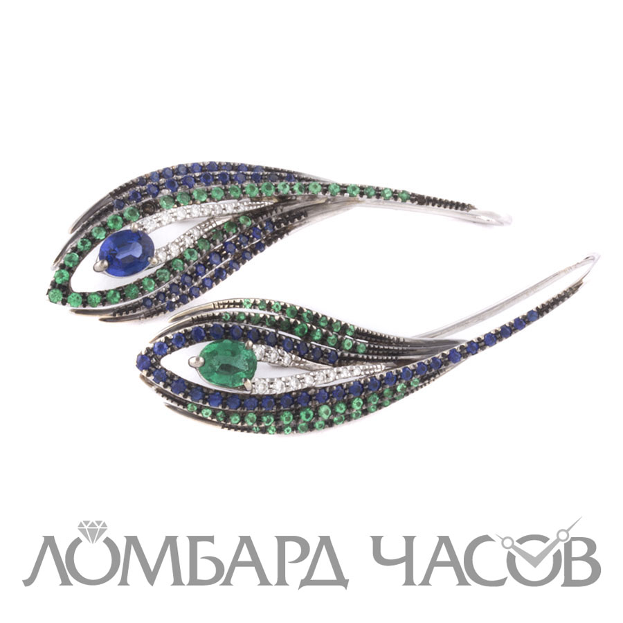 Ювелирное изделие Damiani  Peacock Earrings