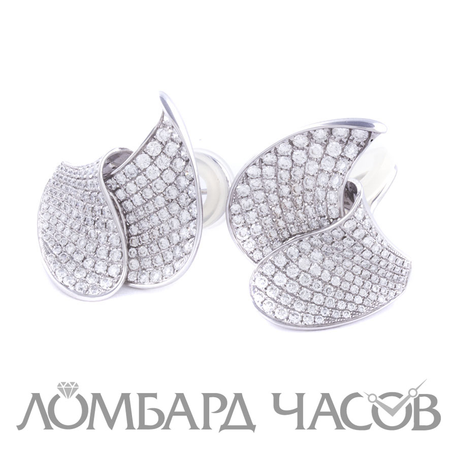 Ювелирное изделие Amadeus Jewellery  серьги с бриллиантами 4.70 ct