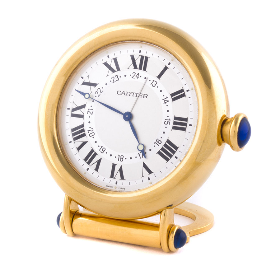 Швейцарские часы Cartier  настольные часы-будильник
