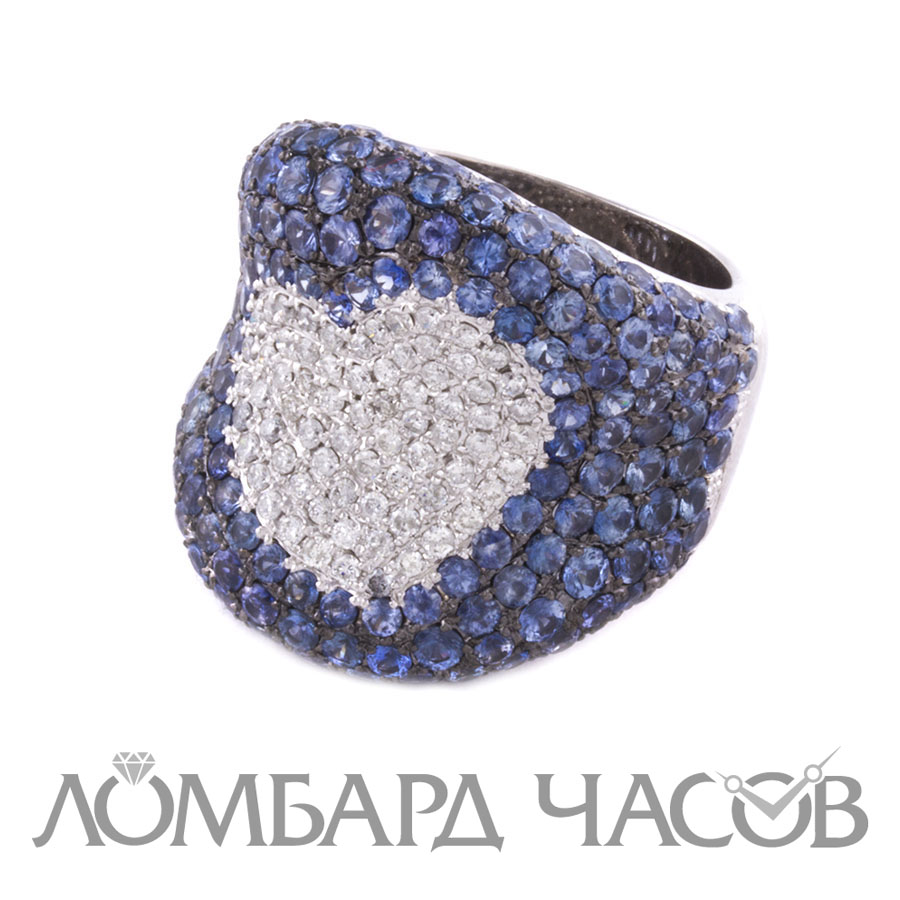 Ювелирное изделие Van Cleef & Arpels Stefan Hafner Ring с бриллиантами и сапфирами