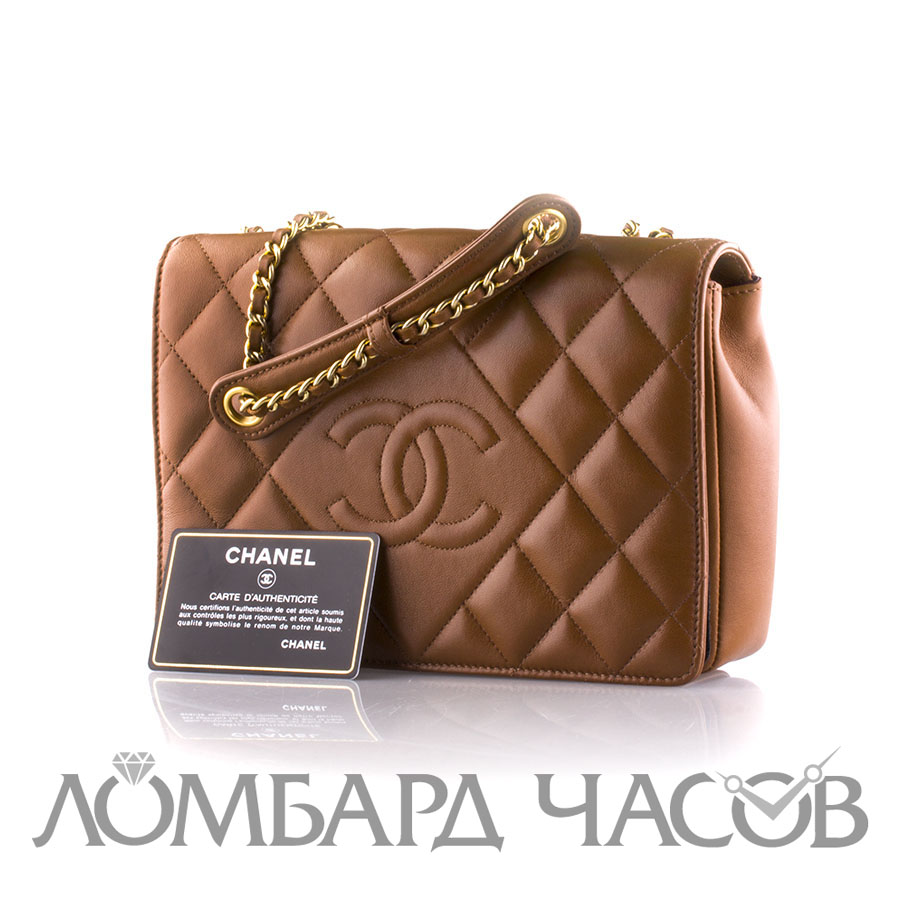 Аксессуар Chanel  Brown Lambskin Vintage Classic Single Flap Bag