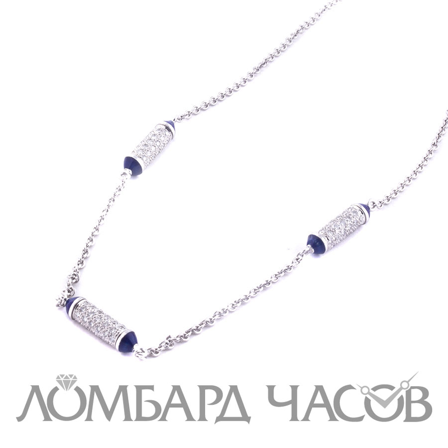 Ювелирное изделие Faberge  колье с бриллиантами 
 и эмалью