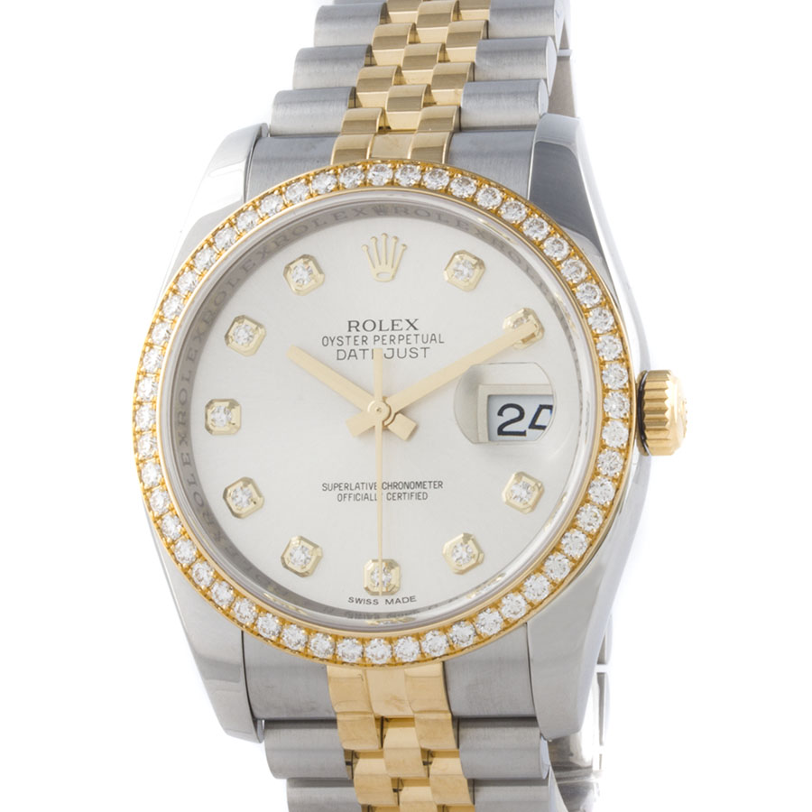 Швейцарские часы Rolex  Datejust 36mm Steel and Yellow Gold