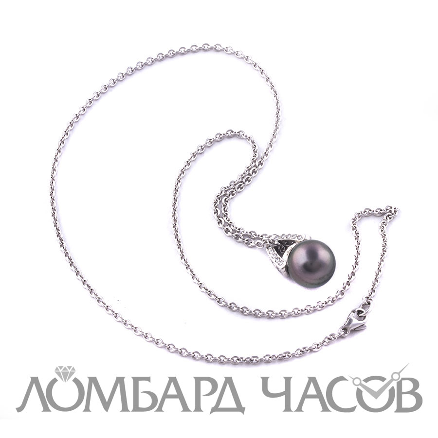 Ювелирное изделие Mikimoto  подвеска из 
 платины