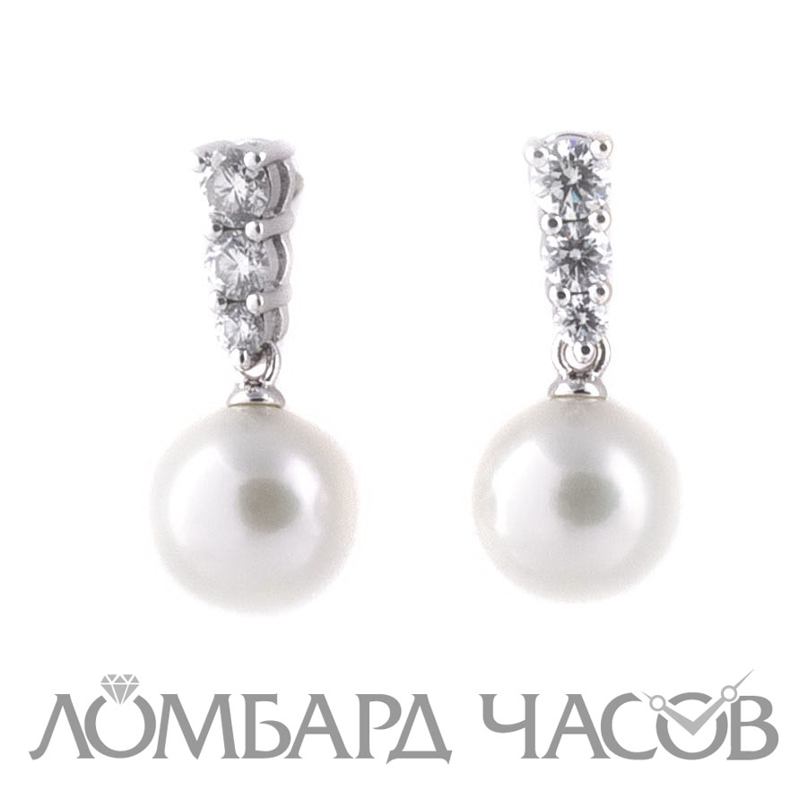Ювелирное изделие Mikimoto  серьги