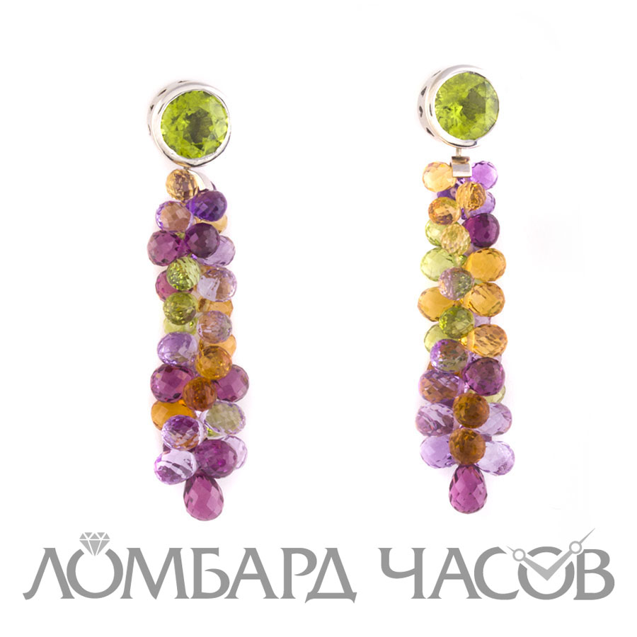 Ювелирное изделие Damiani  серьги с турмалинами