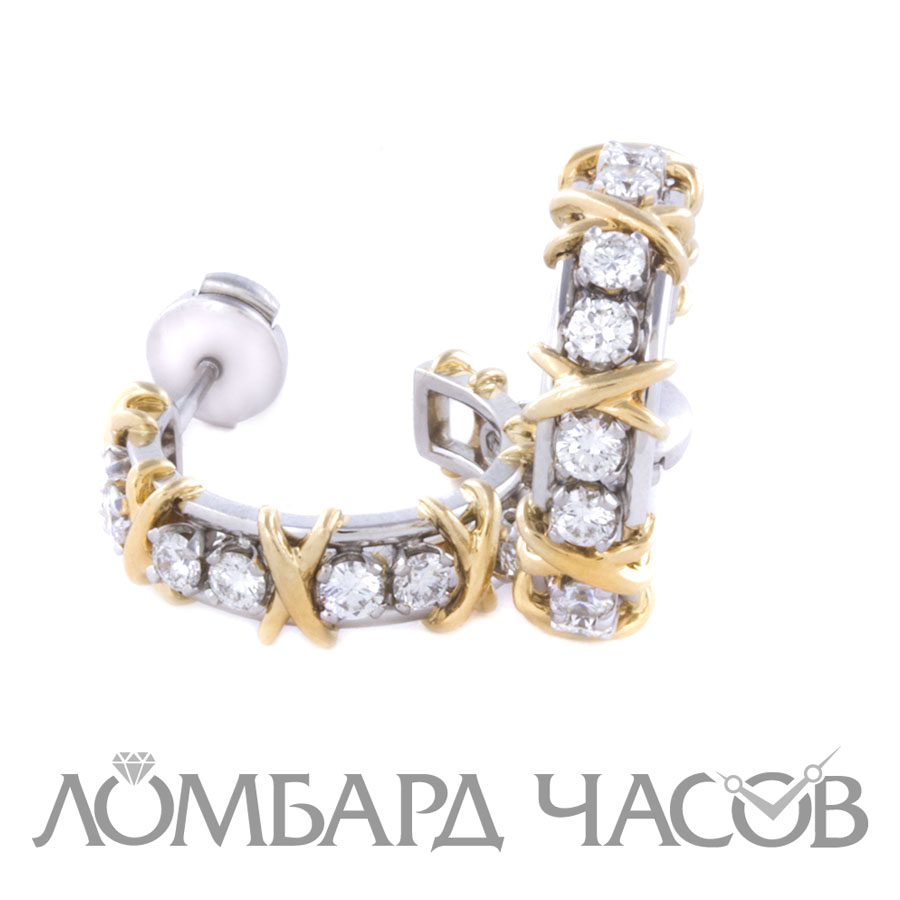 Ювелирное изделие Tiffany & Co  Schlumberger серьги