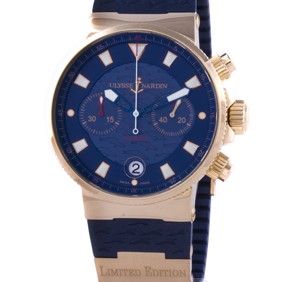Швейцарские часы Ulysse Nardin  Maxi Marine Blue Seal Chronograph