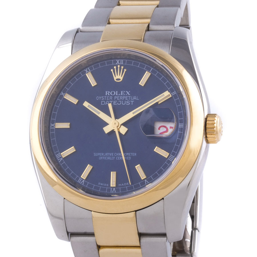 Швейцарские часы Rolex  Datejust 36mm Steel and Yellow Gold
