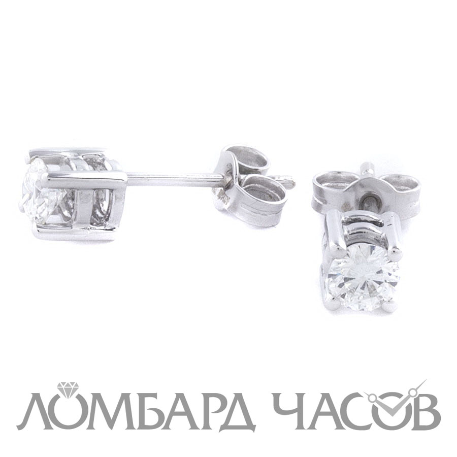 Ювелирное изделие No name Пусеты с бриллиантами по 0.30 ct.